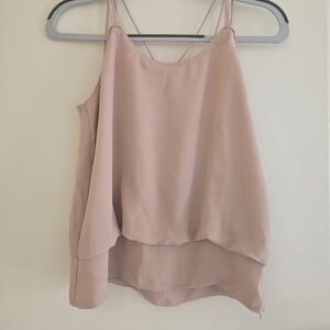 Shinestar Blush Layered Camisole Top